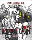 Adult Coloring Book Horror Cabin: Winter Vampires Cover Image