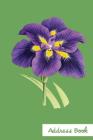 Address Book.: (Flower Edition Vol. F29) Purple Flower Cover Design. Glossy Cover, Large Print, Font, 6