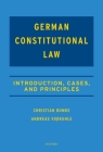 Casebook on German Constitutional Law By Christian Bumke, Andreas Vosskuhle, Andrew Hammel (Translator) Cover Image
