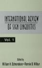 International Review of Sign Linguistics: Volume 1 By William Edmondson (Editor), Ronnie B. Wilbur (Editor) Cover Image