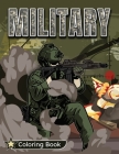 Military Coloring Book Cover Image