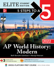 5 Steps to a 5: AP World History: Modern 2022 Elite Student Edition Cover Image