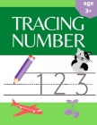 number tracing: number tracing book for preschoolers and kids, workbook for kids and preschoolers age 3-5, math activity book. By Handwriting Book Cover Image