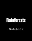 Rainforests: Notebook Cover Image