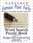 Circle It, Famous Poet Facts, Book 2, Word Search, Puzzle Book By Lowry Global Media LLC, Spring Brooks, Mark Schumacher Cover Image
