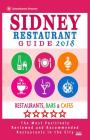 Sydney Restaurant Guide 2018: Best Rated Restaurants in Sydney - 500 Restaurants, Bars and Cafes Recommended for Visitors, 2018 Cover Image