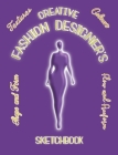 Creative Fashion Designer's Sketch Book: for would be Fashion Designer's complete with templates and sewing/making prompts - Purple Cover Cover Image