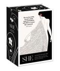 She: 100 Literary Art Postcards Box By Obvious State Cover Image