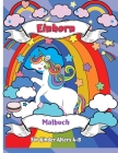 Einhorn-Malbuch für Kinder Alter 4-8: Ein neues und einzigartiges Einhorn-Färbung-Buch für Mädchen im Alter von 4-8 Jahren. Ein Einhorn-Geschenk für d By Echo Press Cover Image