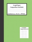 Graph Composition Notebook 4 Squares per inch 4x4 Quad Ruled 4 to 1 / 8.5 x 11 100 Sheets: Cute Funny Green Gift NoteBook / Grid Squared Paper Back To By Animal Journal Press Cover Image