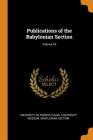 Publications of the Babylonian Section; Volume 10 By University of Pennsylvania University M. (Created by) Cover Image