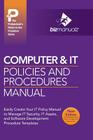 Computer & IT Policies and Procedures Manual By Inc Bizmanualz (Editor) Cover Image
