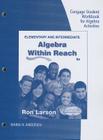 Elementary and Intermediate Algebra Within Reach Student Workbook for Algebra Activities Cover Image
