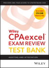 Wiley's CPA Jan 2022 Test Bank: Auditing and Attestation (1-Year Access) Cover Image