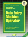 Data Entry Machine Operator: Passbooks Study Guide (Career Examination Series) By National Learning Corporation Cover Image