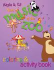 Kayla & Eli Hear Music at the Zoo: Coloring and Activity Book Cover Image