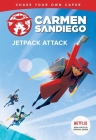Jetpack Attack (Carmen Sandiego Chase-Your-Own Capers) By Clarion Books Cover Image