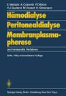 Hämodialyse, Peritonealdialyse, Membranplasmapherese: Und Verwandte Verfahren Cover Image