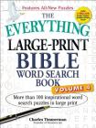 The Everything Large-Print Bible Word Search Book, Volume 4: More Than 100 Inspirational Word Search Puzzles in Large Print (Everything® Series) Cover Image