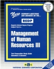 MANAGEMENT OF HUMAN RESOURCES III: Passbooks Study Guide (Regents External Degree Series (REDP)) Cover Image