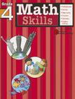 Math Skills, Grade 4 (Flash Kids Harcourt Family Learning) Cover Image