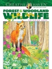 Creative Haven Forest & Woodland Wildlife Coloring Book By Marty Noble Cover Image