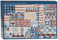 Thank You America Quilt Jigsaw Puzzle for Adults by Masako Wakayama: 1000 Pieces, Dimensions 28
