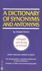 Dictionary of Synonyms & Antonyms By Joseph Devlin Cover Image