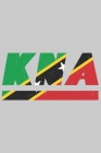 Kna: St. Kitts und Nevis Tagesplaner mit 120 Seiten in weiß. Organizer auch als Terminkalender, Kalender oder Planer mit de Cover Image