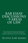 Bar Essay Discussions - 9 Areas Of Law: This material covers essay discussions on Torts, Criminal Procedure, Contracts, Constitutional law, Civil Proc Cover Image