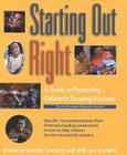 Starting Out Right: A Guide to Promoting Children's Reading Success By National Research Council, Division of Behavioral and Social Scienc, Board on Behavioral Cognitive and Sensor Cover Image