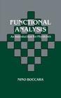 Functional Analysis: An Introduction for Physicists By Nino Boccara Cover Image