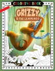 Grizzy & The Lemmings Coloring Book Cover Image
