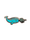 Read Like a Narwhal Enamel Pin By Out of Print Cover Image