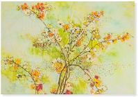 Note Card Dogwood Blossoms By Inc Peter Pauper Press (Created by) Cover Image