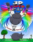 3D Super Pig: A Coloring Comic Book Cover Image