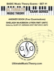 Basic Music Theory Exams Set #1 Answer Book - Ultimate Music Theory Exam Series: Preparatory, Basic, Intermediate & Advanced Exams Set #1 & Set #2 - F Cover Image