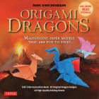 Origami Dragons Kit: Magnificent Paper Models That Are Fun to Fold! (Includes Free Online Video Tutorials) [With Book(s)] By Marc Kirschenbaum Cover Image