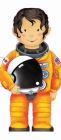 Little People Shape Books: Astronaut: Girl Cover Image