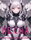 Mecha: Anime Coloring Book for Adults Cover Image