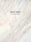 2021-2025 Five Year Planner: 60-Month Schedule Organizer 8.5 x 11 with Marble Cover (Volume 2 Hardcover) Cover Image