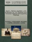 David L. Heilman, Appellant, V. A & M Records, Inc. U.S. Supreme Court Transcript of Record with Supporting Pleadings By Russell J. Frackman, Richard L. Cates Cover Image