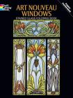 Art Nouveau Windows Stained Glass Coloring Book (Dover Design Stained Glass Coloring Book) Cover Image
