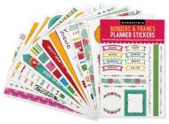 Planner Stickers Borders/Frames By Inc Peter Pauper Press (Created by) Cover Image