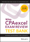 Wiley's CPA Jan 2022 Test Bank: Business Environment and Concepts (1-Year Access) Cover Image