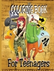 Coloring Book - For Teenagers Cover Image