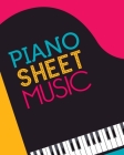 Piano Sheet Music: Empty staff pages for composing and writing songs * 8