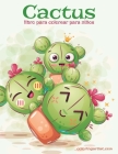 Cactus libro para colorear para niños Cover Image