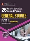 Upsc 2023: General Studies Paper I: 26 Years Solved Papers 1997-2022 by Access By G K Publications (P) Ltd Cover Image