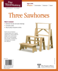 Fine Woodworking's Three Sawhorses Plan By Editors of Fine Woodworking Cover Image